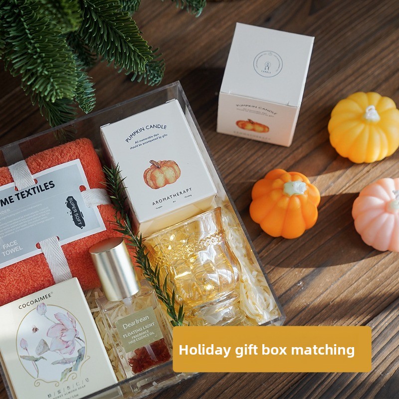 เทียนหอมรูปฟักทองแฮนด์เมดสำหรั - Home Fragrance Gift บทวิจารณ์และราคา