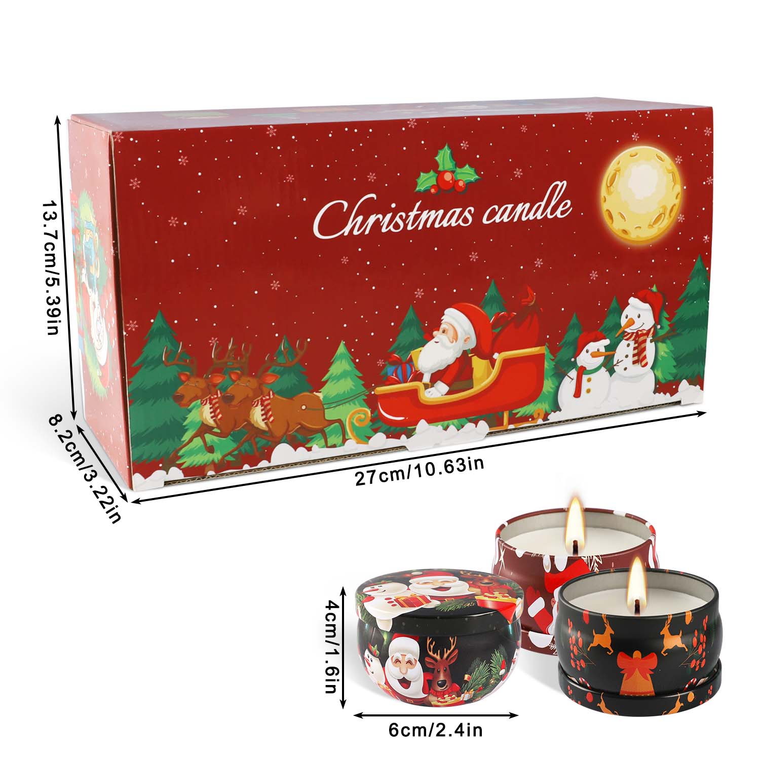 ชุดเทียนหอมกลิ่นคริสต์มาส 16 ช - Home Fragrance Gift บทวิจารณ์และราคา